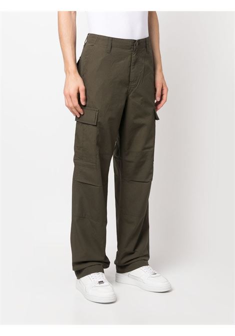 pantaloni regular cargo uomo cipresso in cotone CARHARTT WIP | I03246763.02